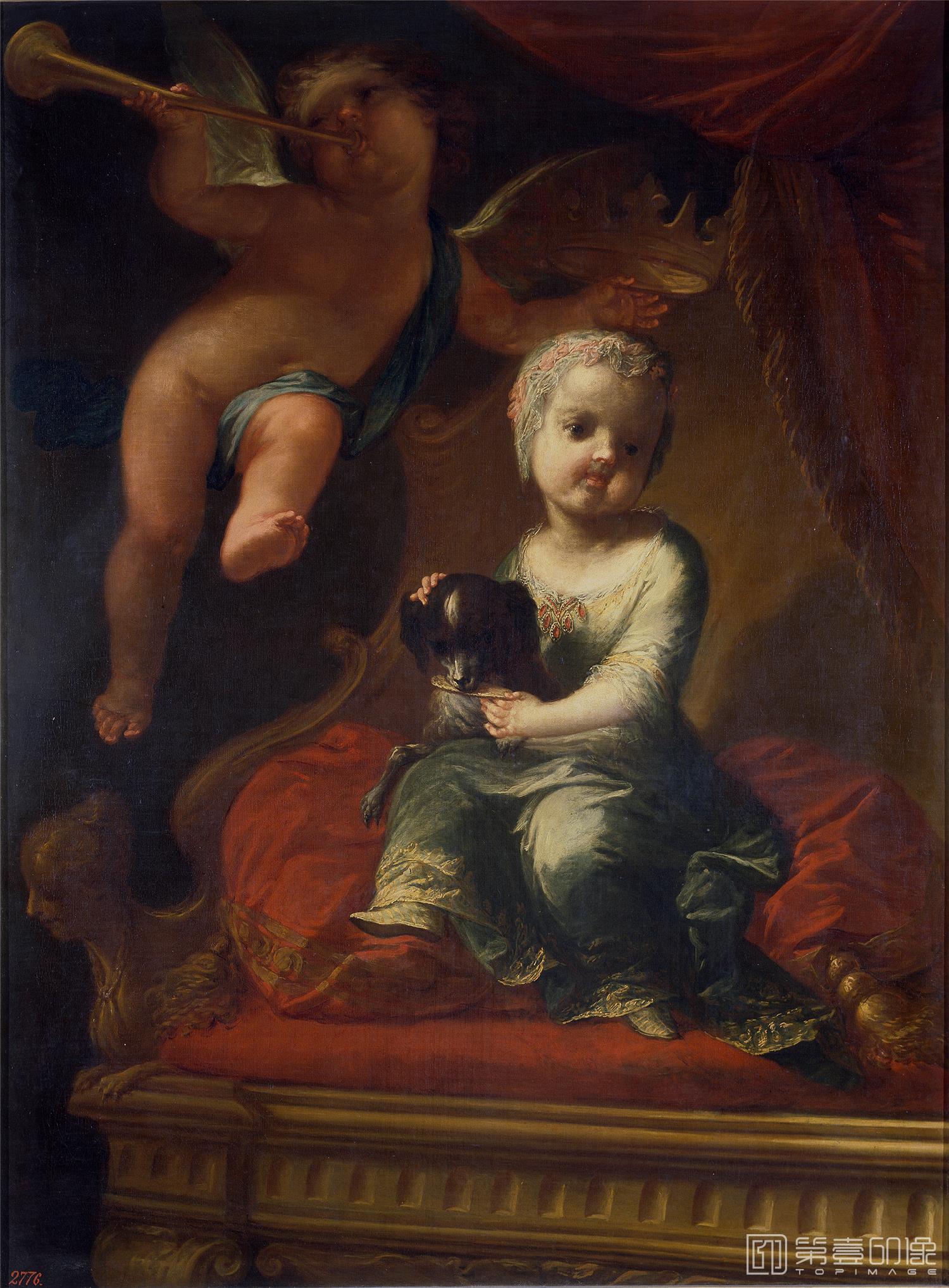 油画-西班牙普拉多美术馆油画藏画-Ruta, Clemente-La infanta María Isabel de Nápoles, hija de Carlos III-2476